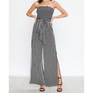 Striped Jumpsuit